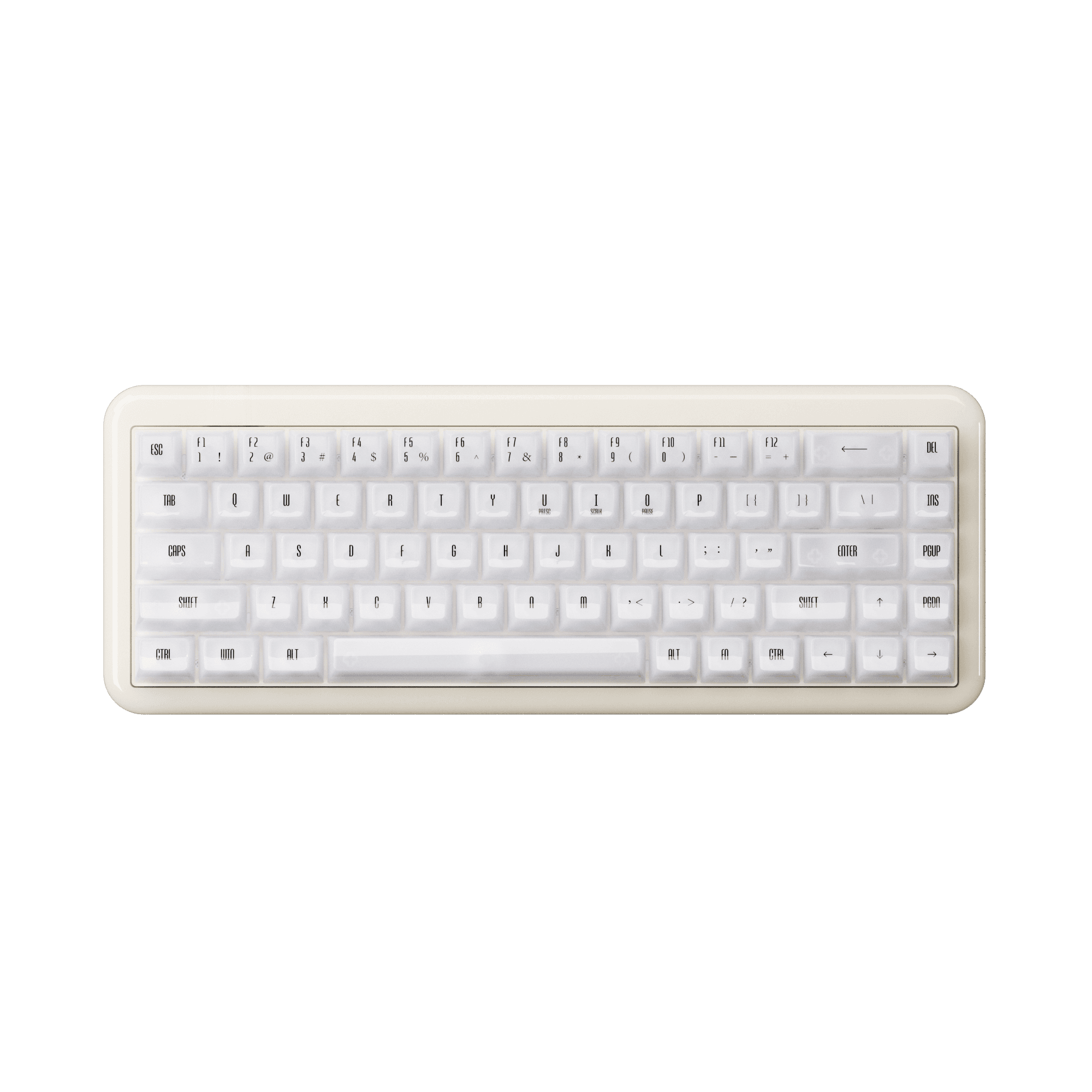 Bàn phím Akko YU01 White Jade V3 Piano