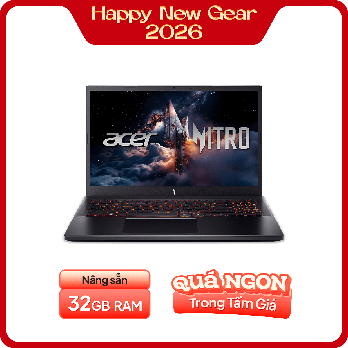 Laptop Acer Nitro ANV16S 61 R0B8