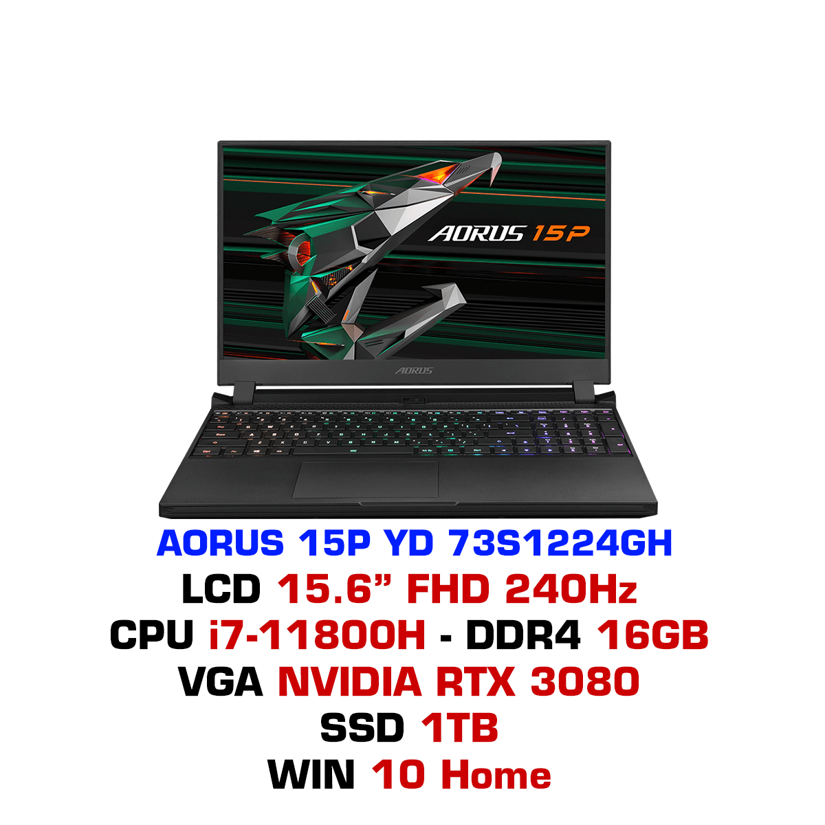 Laptop Gigabyte Aorus 15P YD-73S1224GH